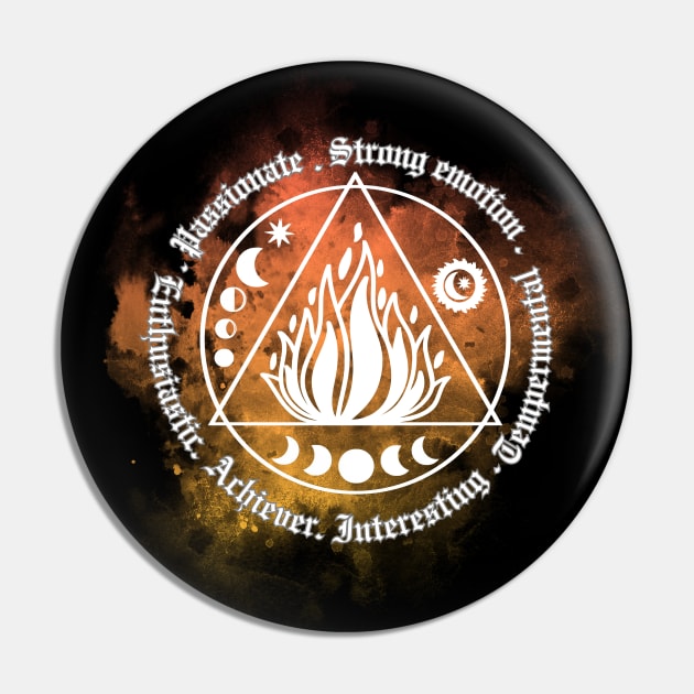 Fire Pin by Legacy of Self-Expression Art