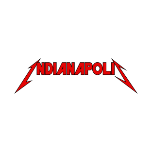 Indianapolis - Typography Art T-Shirt