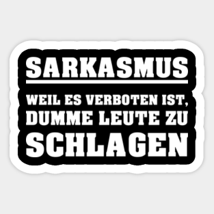 Sarkasmus Stickers Teepublic Au