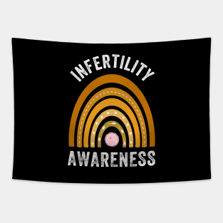 In April We Wear Orange Infertility Awareness Week retro Tapestry