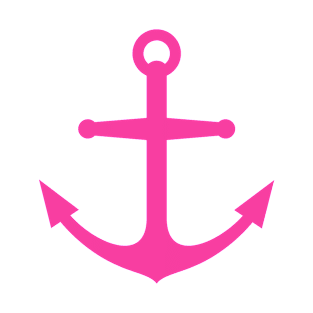 Hot pink anchor T-Shirt