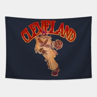 Cleveland Rebels Basketball Tapestry