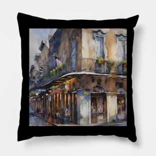 Memories of New Orleans - Bourbon Street Pillow