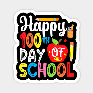 100 Days Of School Teacher And Student Magnet