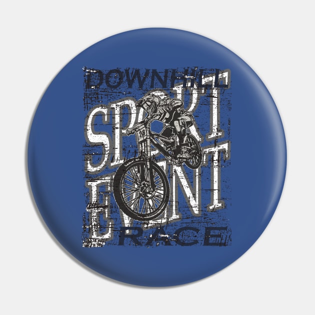 Sport Event Downhill Race Abstract Pin by Hariolf´s Mega Store