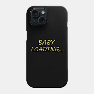 Baby Loading Pregnancy Humor Expecting Parents Funny Phone Case