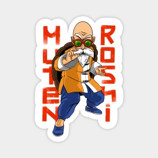 Muten Roshi, the kung fu master of Kame island Magnet