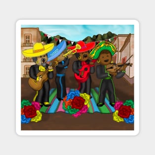 Los Mariachis Magnet