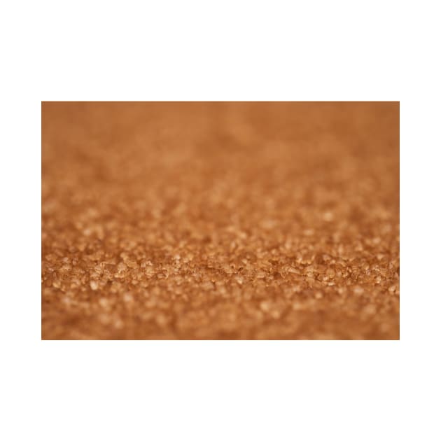 Brown cane sugar closeup by naturalis