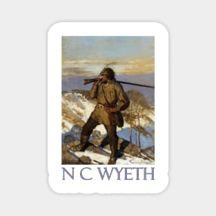 Frontiersman by N C Wyeth Magnet