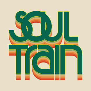 Soul Train Retro Color Green T-Shirt