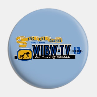 WIBW Channel 13 c. 1952 Pin