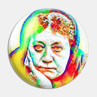 Helena Blavatsky Colourful Portrait | Helena Blavatsky Artwork 11 Pin