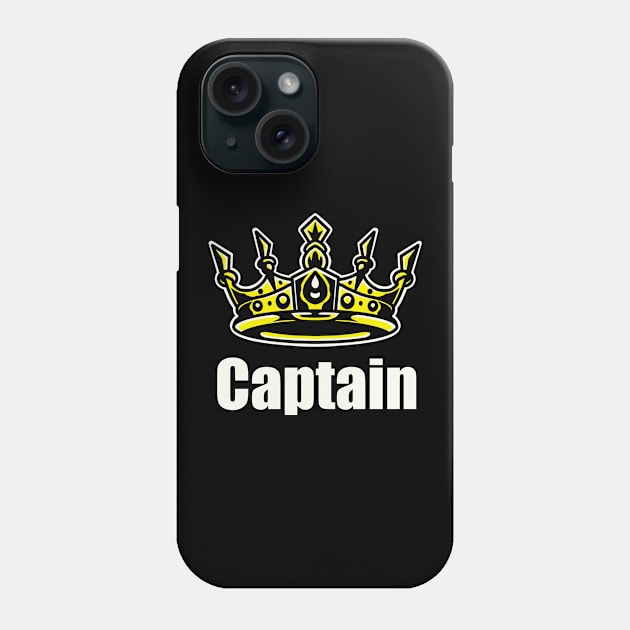 Captain King and Queen Matching Couple Shirts Couple T-shirt Sayings Funny Matching T-shirts For Couples Phone Case by aditchucky