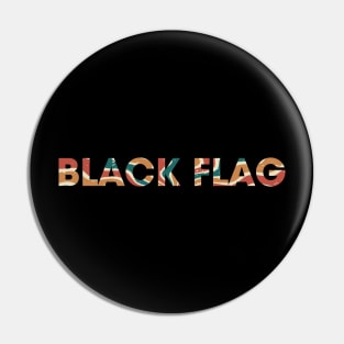 Lovely Black Name Flag Gifts Proud Classic Styles 70s 80s 90s Pin