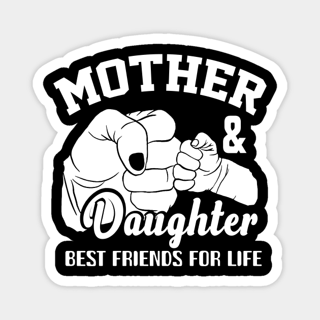 Mother and daughter best friends for life mom Magnet by Sky at night