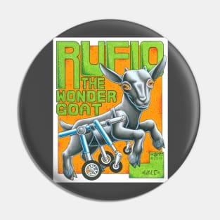 Rufio the Wonder Goat Pin