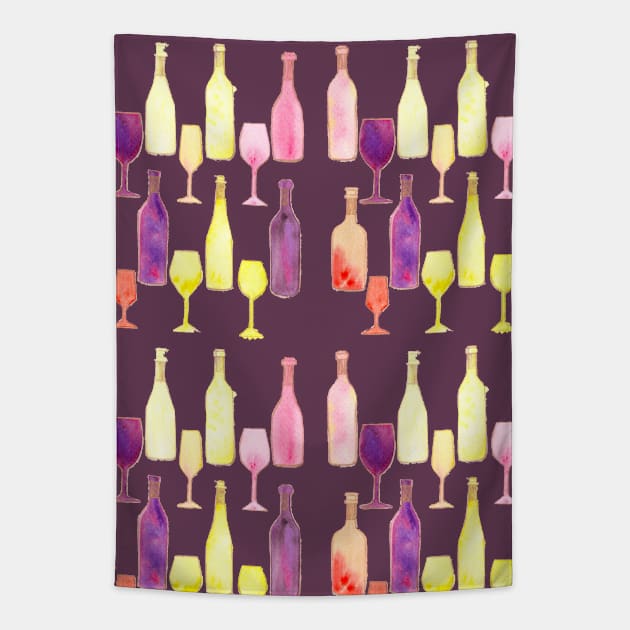 Wine not? Tapestry by Sarito`s Ink:. 