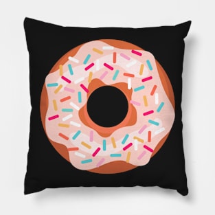 Donut with sprinkles Pillow