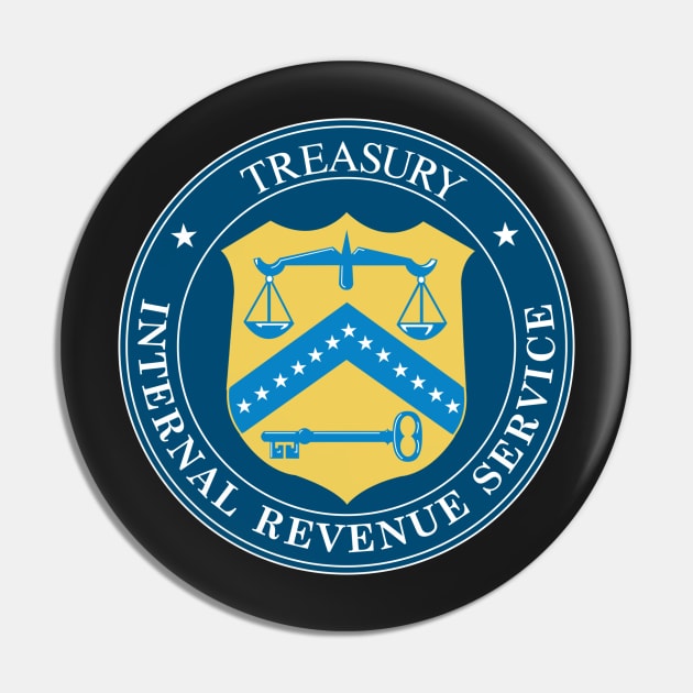 Internal Revenue Service Seal Pin by EphemeraKiosk