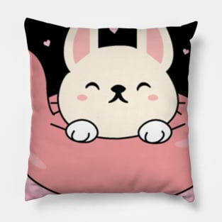 Cute Bunny Rabbit Pillow