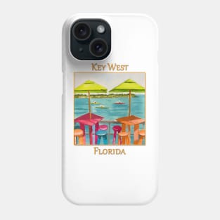 Key West Florida Umbrellas - WelshDesigns Phone Case