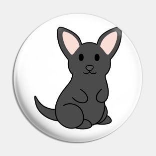 Black Chihuahua Pin