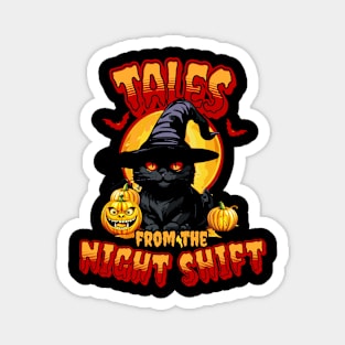 Tales from the Night Shift, Witchy Nurse Halloween Cat Magnet