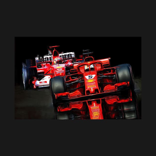 Vettel - Schumacher - Schumacher - Vettel by DeVerviers