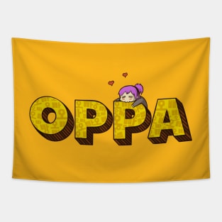 Oppa! (English) Tapestry