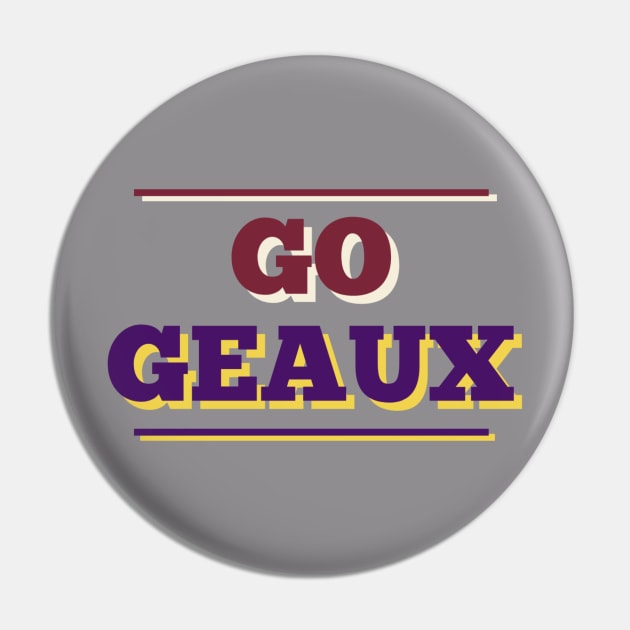 Go Geaux Football Louisiana Oklahoma Game Pin by ModernMae