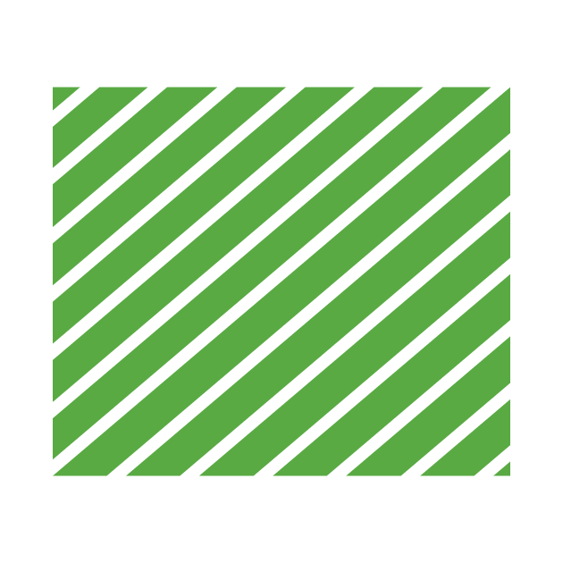 Diagonal lines - green and white. by kerens