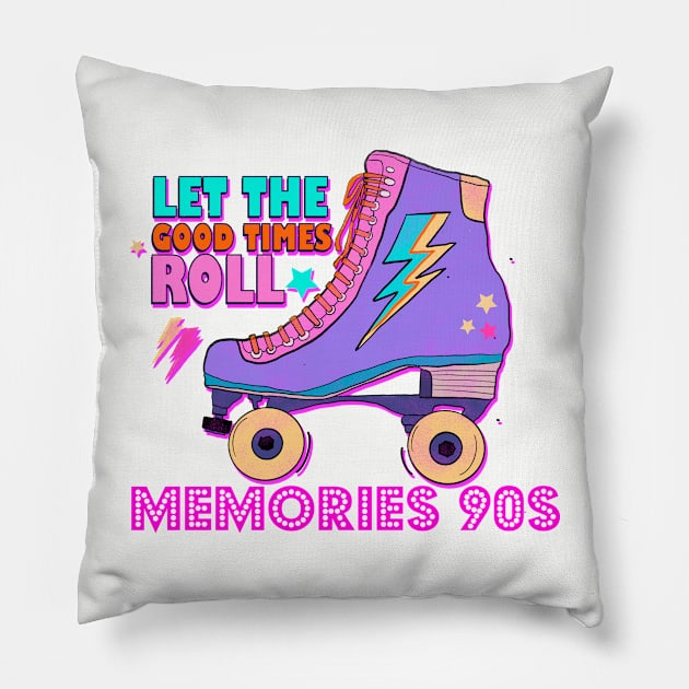 Memories 90s Old school Desings Pillow by albaley