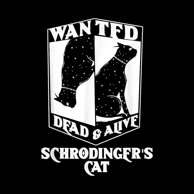 Funny Quantum Mechanics Physicist Gift Idea Schrodingers Cat by Peter Smith