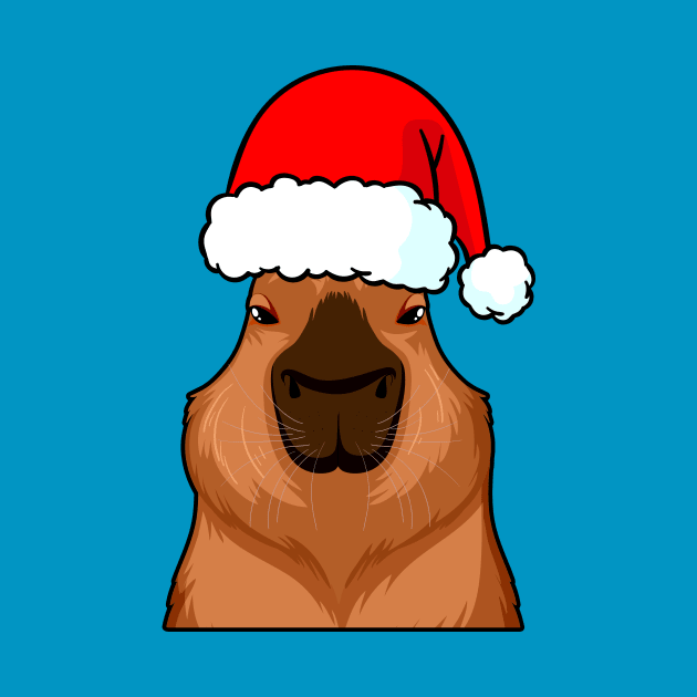 Christmas Capybara by Oremoro