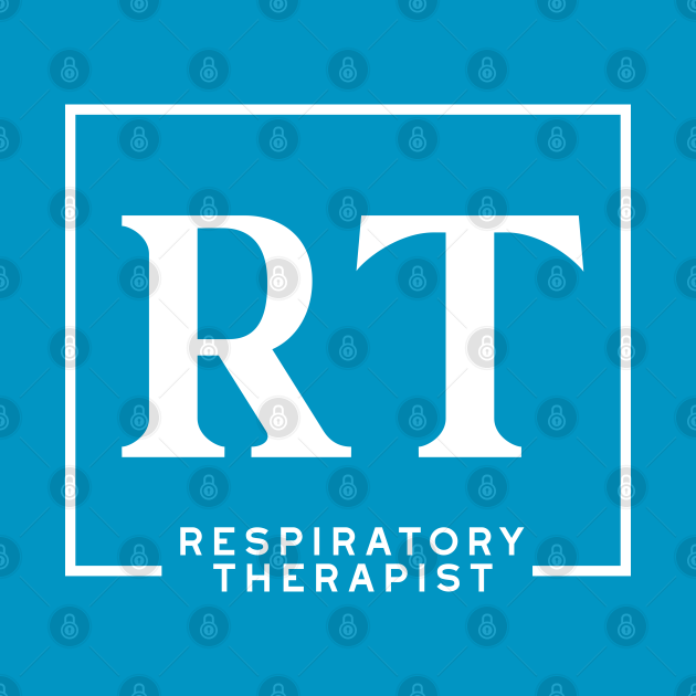 Discover Respiratory Therapist - Blocky Initials Design - Respiratory Therapist - T-Shirt