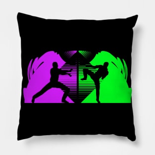 karate fight club Pillow