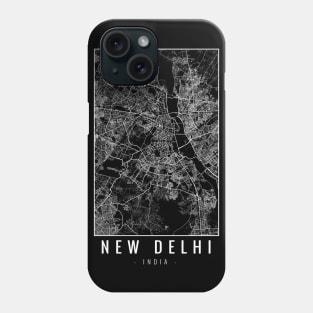 New Delhi India Minimalist Map Phone Case