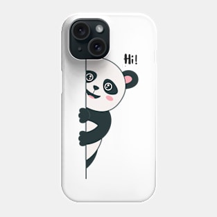 Panda Peeks Phone Case