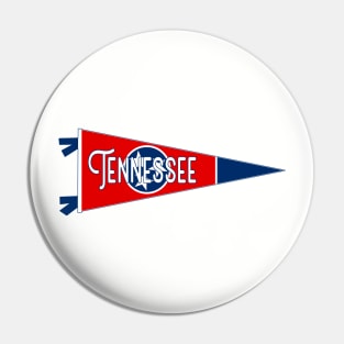 Tennessee Flag Pennant Pin