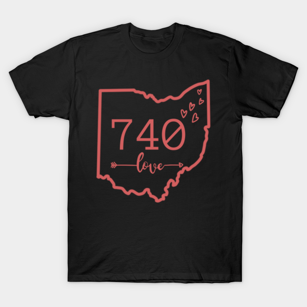 Discover 740. Ohio city - 740 - T-Shirt