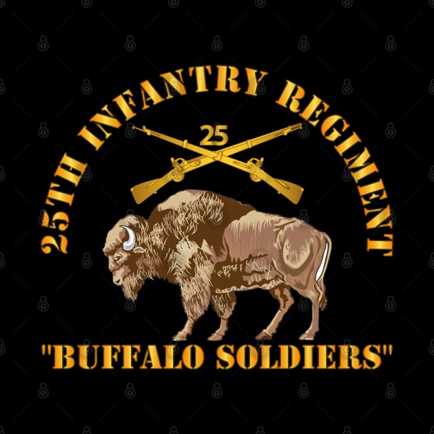 25th Infantry Regiment - Buffalo Soldiers w 25th Inf Branch Insignia by twix123844