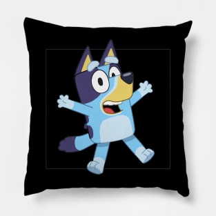 Bluey cartoon Pillow