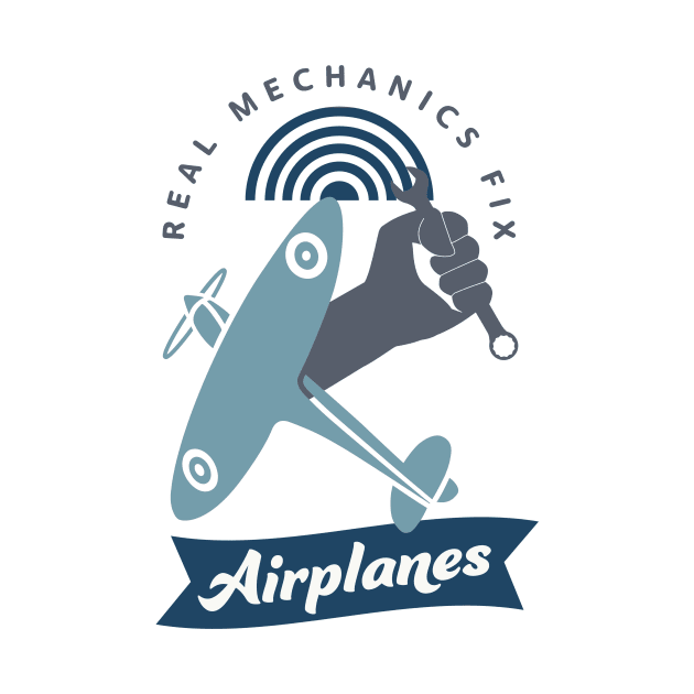 Airplane Mechanic Aircraft Technician Fun by Foxxy Merch