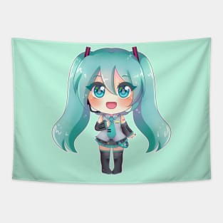 VOCALOID Hatsune Miku chibi Tapestry