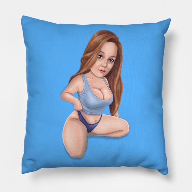 jessie Pillow by bobgoodallart