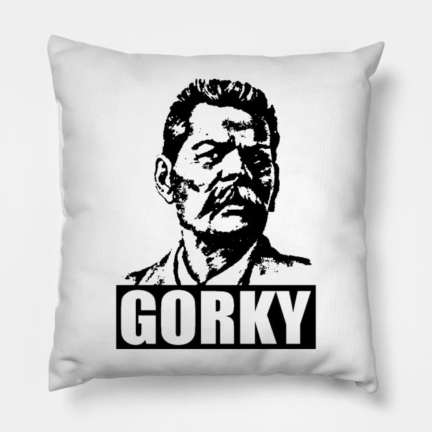 Maxim Gorky-2A Pillow by truthtopower