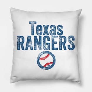 Rangers Vintage Weathered Pillow