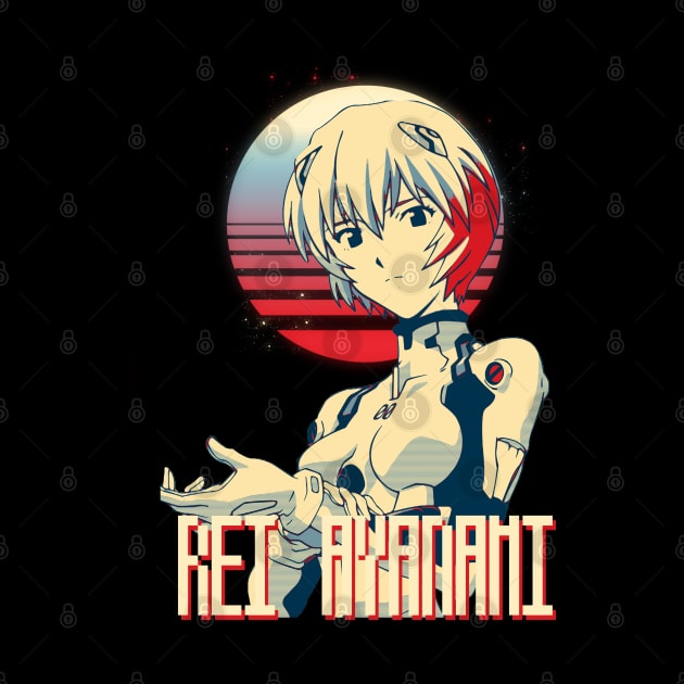 rei ayanami evangelion by Retrostyle