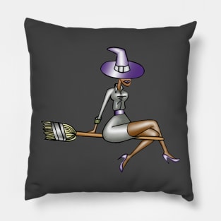 Sexy Halloween Witch Pillow